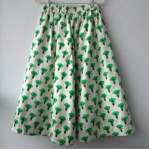 AISH Green Marigold LOULOU SKIRT Novelty Floral